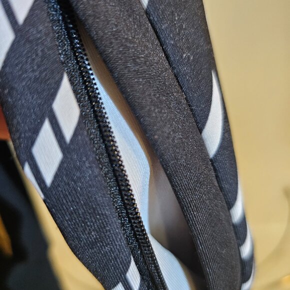 Adidas Tracksuit (Top and Bottom) Zip-Front Bomber-style Jacket w/Zip Pockets - Picture 7 of 14